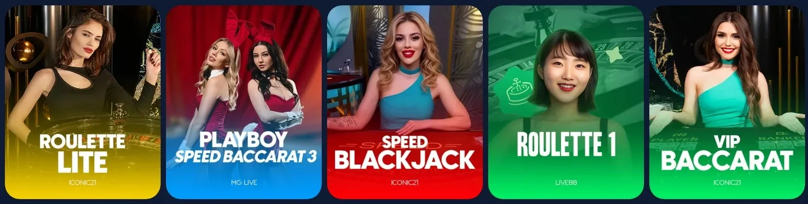 Casino en direct VivaSpin avec croupiers en réel